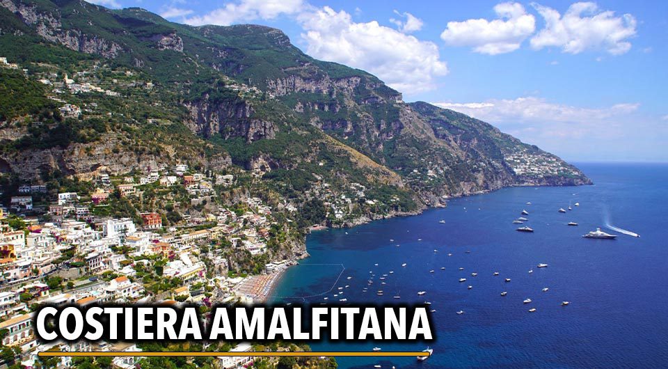 Picturesque cliff view near Thermal Spring of Sorgeto Bay, Ischia Island, Italy.