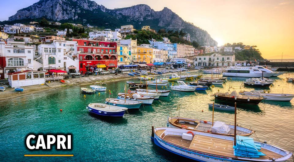 Picturesque cliff view near Thermal Spring of Sorgeto Bay, Ischia Island, Italy.